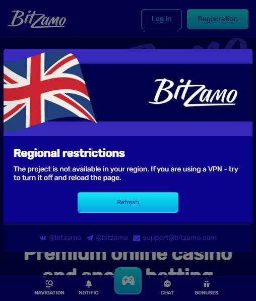 Bitzamo Casino